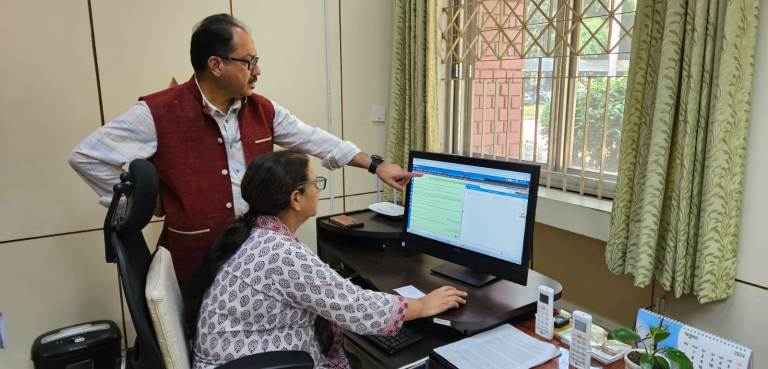 Initiation of implementation of eOffice at ICFRE by Smt. Kanchan Devi, DG, ICFRE on 30.10.2024