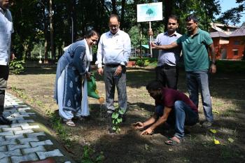 On July 16, 2024, COE-SLM, ICFRE, Dehradun, organized a tree plantation program under the campaign "Ek Ped Maa Ke Naam