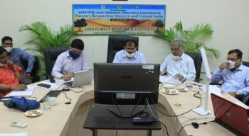 Dr. Suresh Gairola, DG ICFRE addresses B.Sc. Forestry Students from Kathmandu Forestry College, Nepal on 29 Feb, 2020 